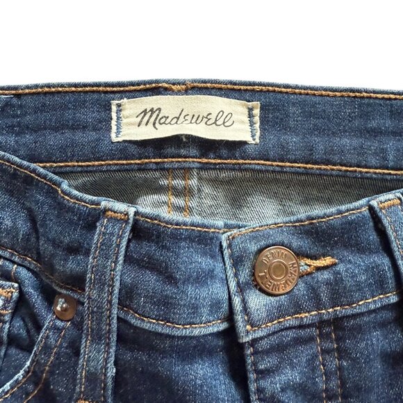 Madewell Womens 9” High-Riser Skinny Distressed Jeans Size 27 - Picture 2 of 8